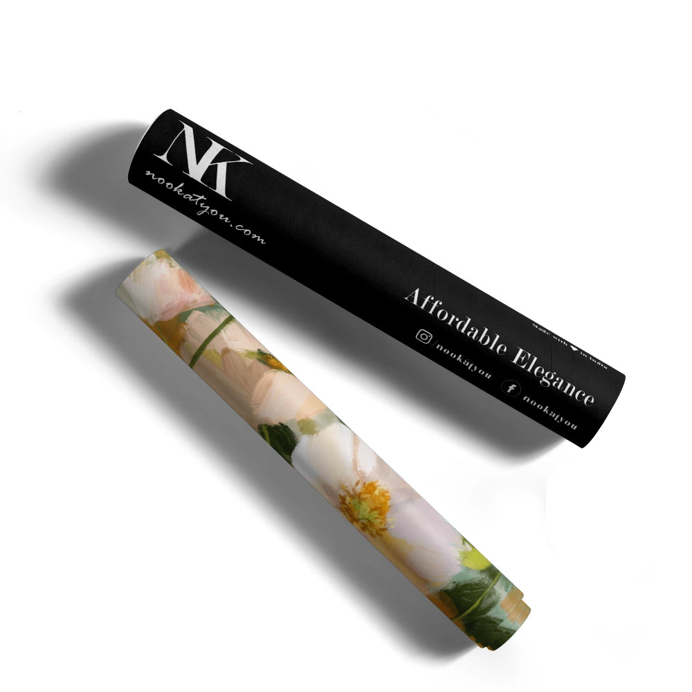 Creamy White Blossoms Floral Wall Art Poster - XS / Matte Paper / Rolled Art - Nook At You