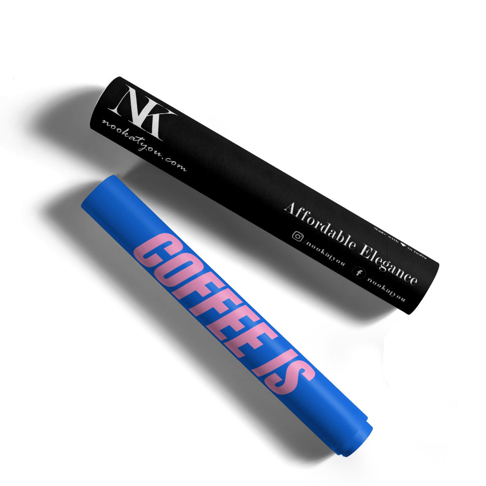 Strong Coffee Quote Wall Art - XS / Matte Paper / Rolled Art - Nook At You