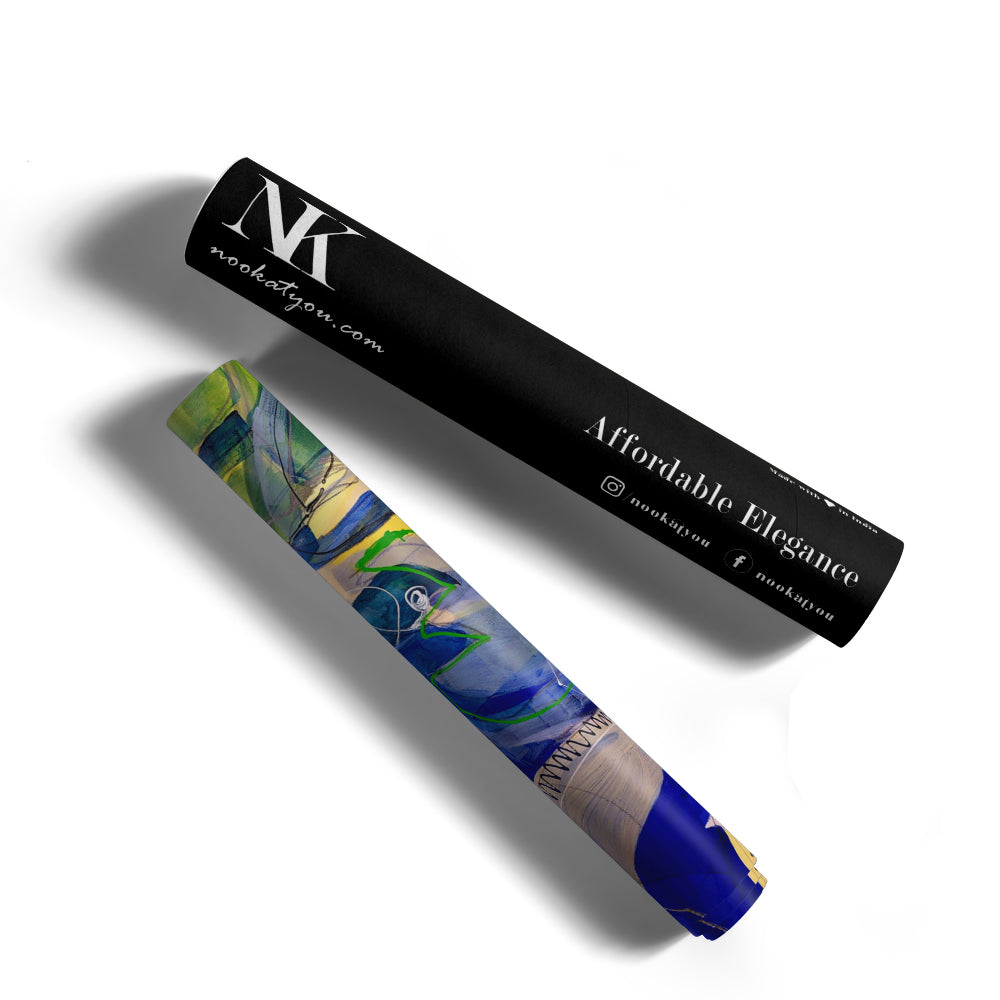 Water Flowers VI  Canvas Painting - XS / Matte Paper / Rolled Art - Nook At You