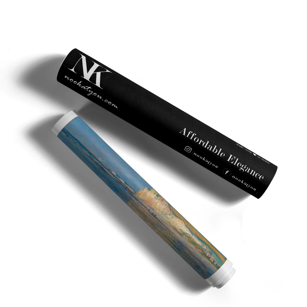 Monet - Low Tide at Pourville, near Dieppe Exhibition Painting - XS / Matte Paper / Rolled Art - Nook At You