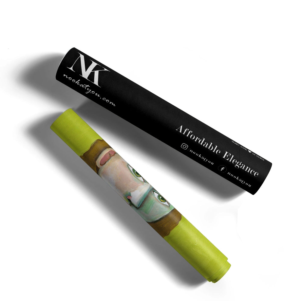 Lady with Red Wine Women Illustration Painting - XS / Matte Paper / Rolled Art - Nook At You