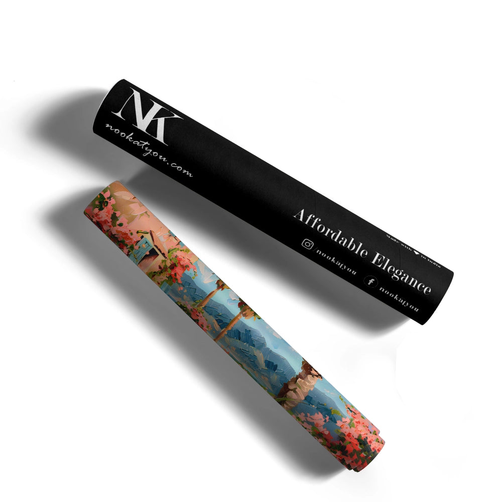 Picturesque Villa Landscape Painting - XS / Matte Paper / Rolled Art - Nook At You