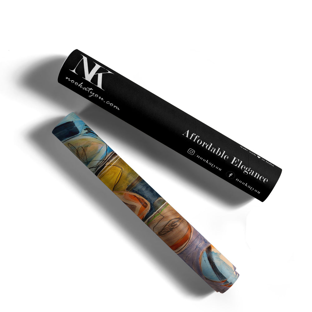 Elements Organisees Canvas Print - XS / Matte Paper / Rolled Art - Nook At You