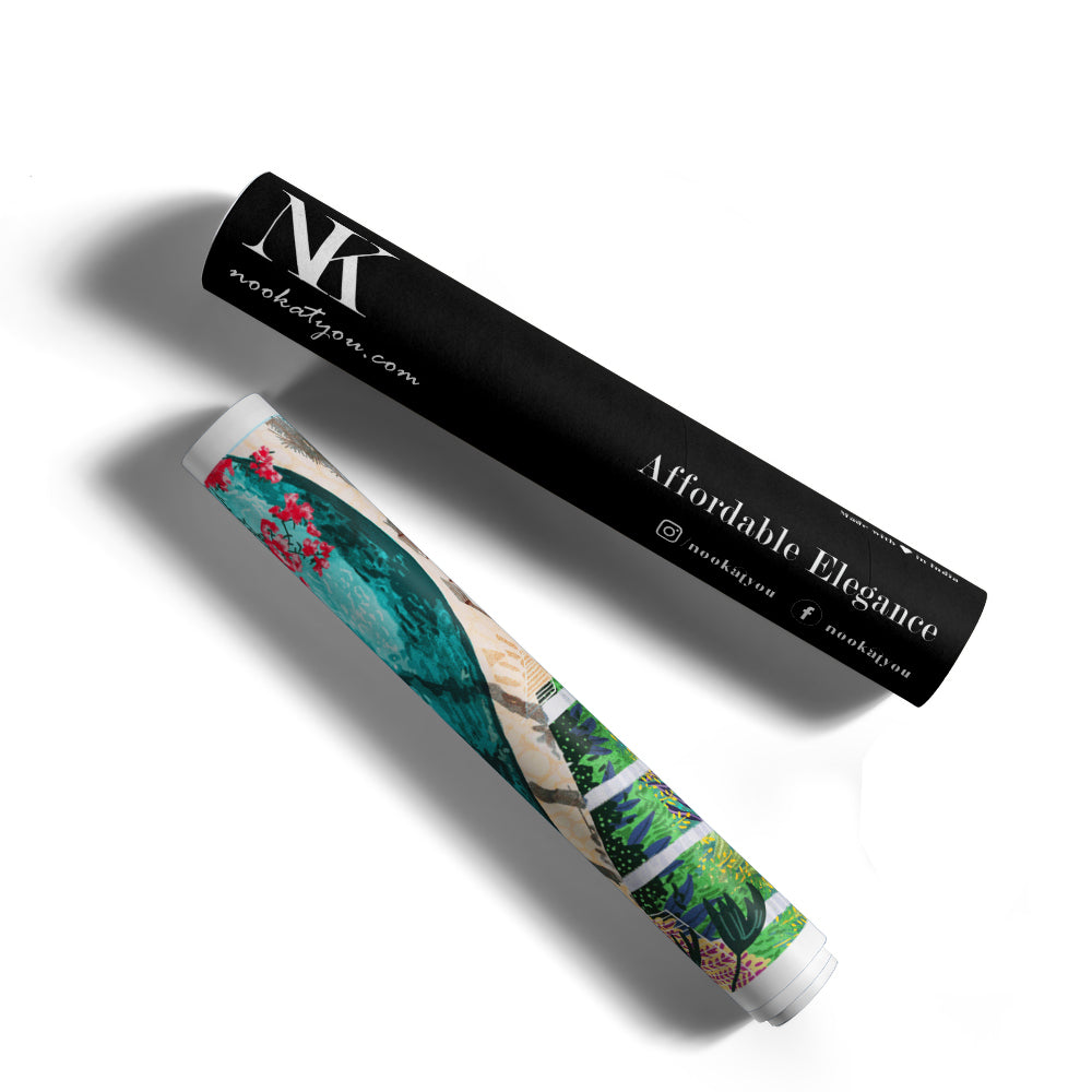 Tiger Tropical Luxury Villa Art Print - 5XL / Canvas / Rolled Art - Nook At You