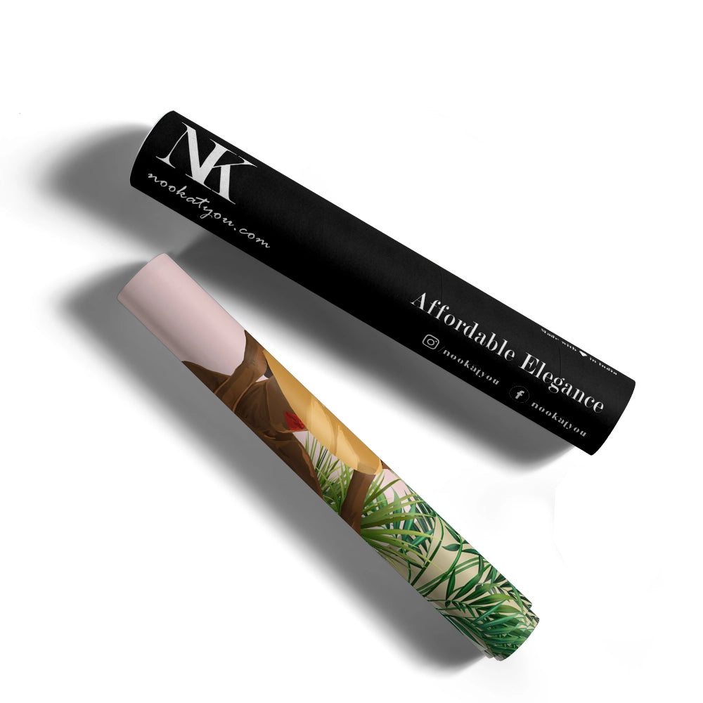 Summer Reading Women Illustration Painting - XS / Matte Paper / Rolled Art - Nook At You