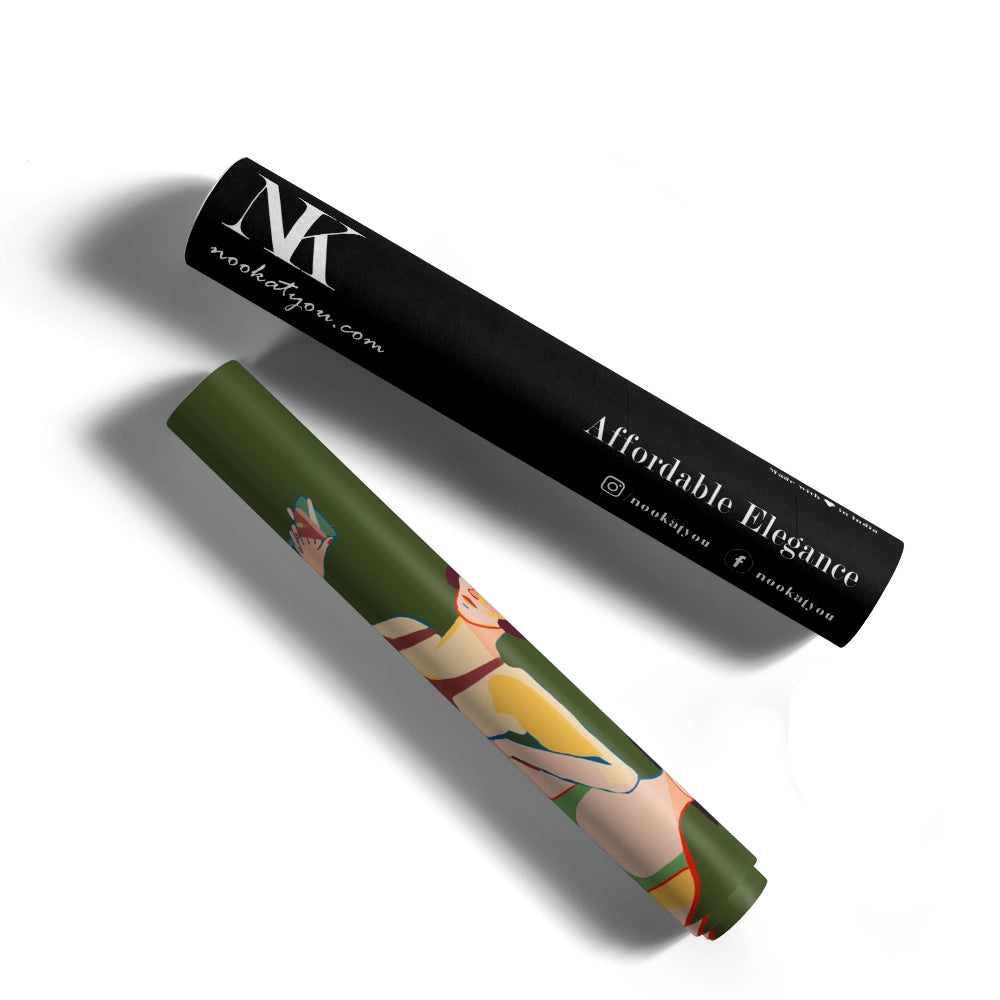 Loungin’ Ladies Women Illustration Wall Art - XS / Matte Paper / Rolled Art - Nook At You