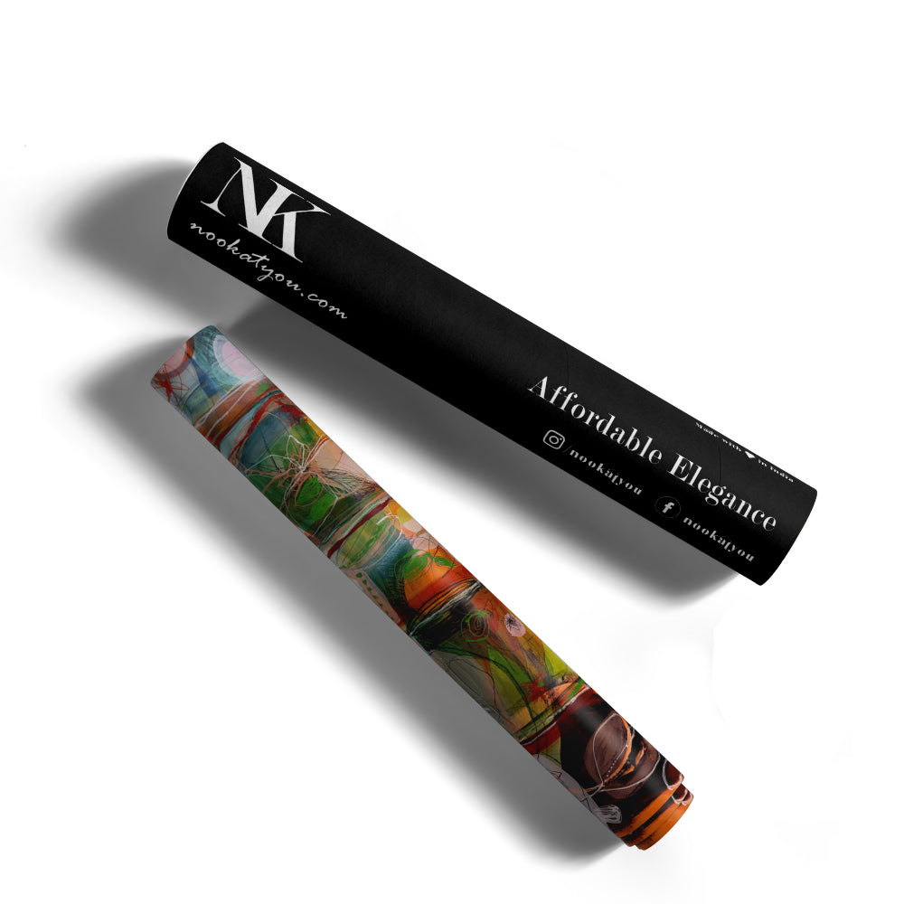 Vibrant Whimsy Wall Art Poster - XS / Matte Paper / Rolled Art - Nook At You