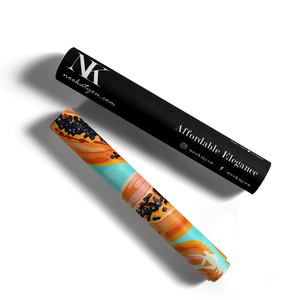 Big Papaya Canvas Prints - XS / Matte Paper / Rolled Art - Nook At You