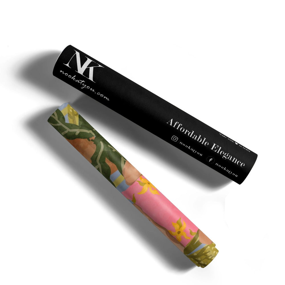 Pizza Boho illustrations For Wall - XS / Matte Paper / Rolled Art - Nook At You