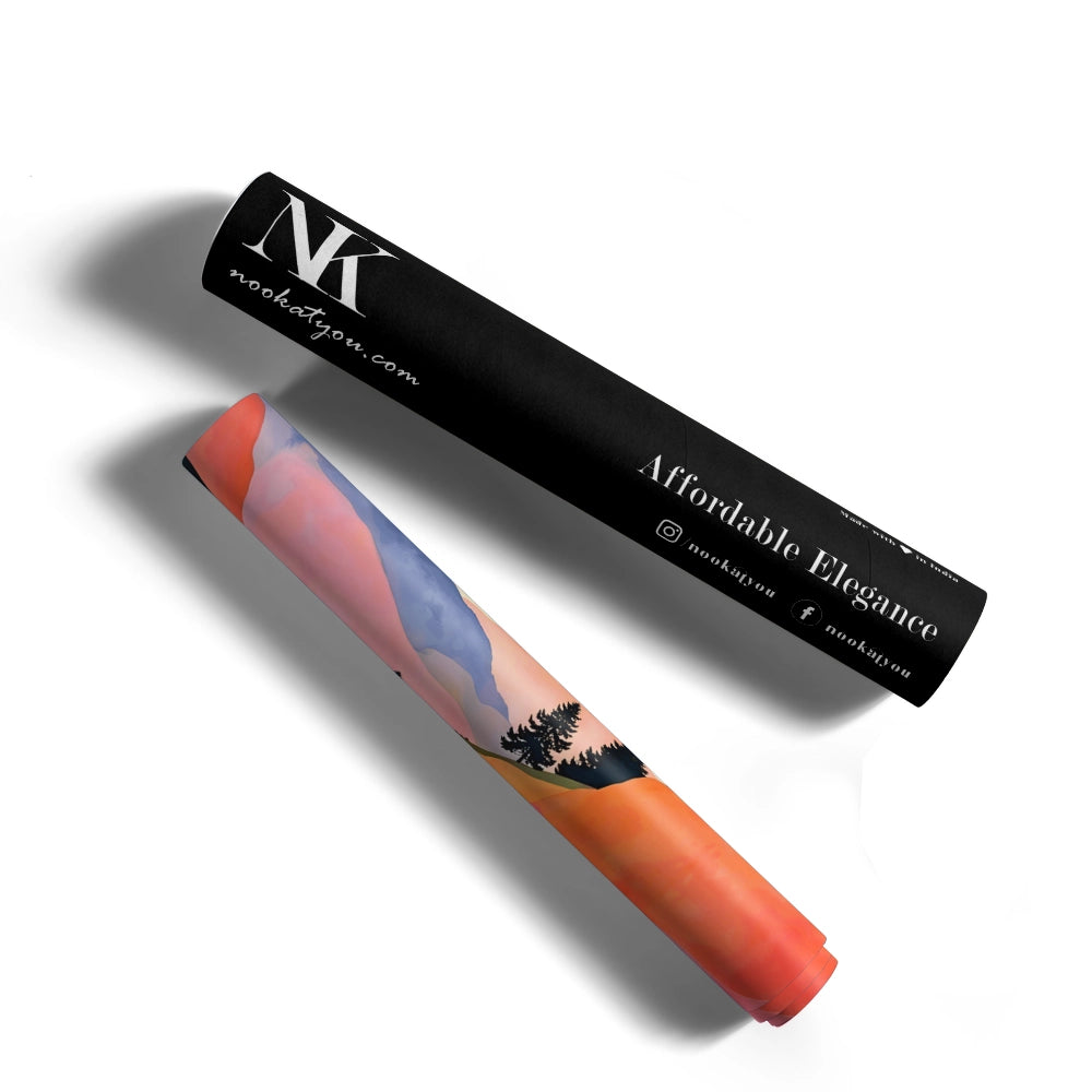 Love In the Air Landscape Canvas Prints - XS / Matte Paper / Rolled Art - Nook At You