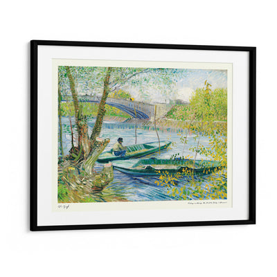 Vincent Van Gogh - Fishing In Spring (1887) - (Horizontal)