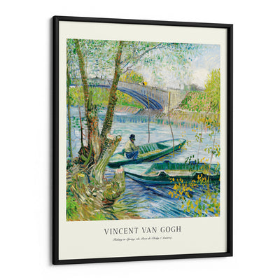 Vincent Van Gogh - Fishing In Spring (1887) - (Portrait)