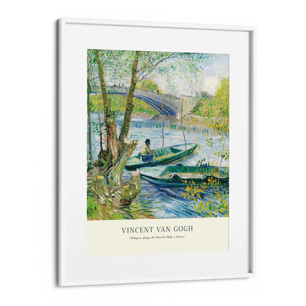 Vincent Van Gogh - Fishing In Spring (1887) - (Portrait)