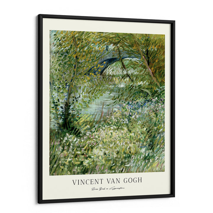 Vincent Van Gogh - River Bank In Springtime Landscape Painting