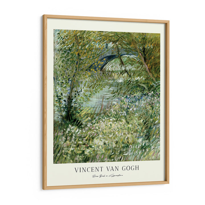 Vincent Van Gogh - River Bank In Springtime Landscape Painting