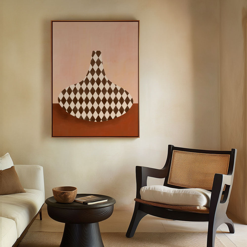 Terracotta Mirage Canvas Painting - XS / Matte Paper / Rolled Art - Nook At You