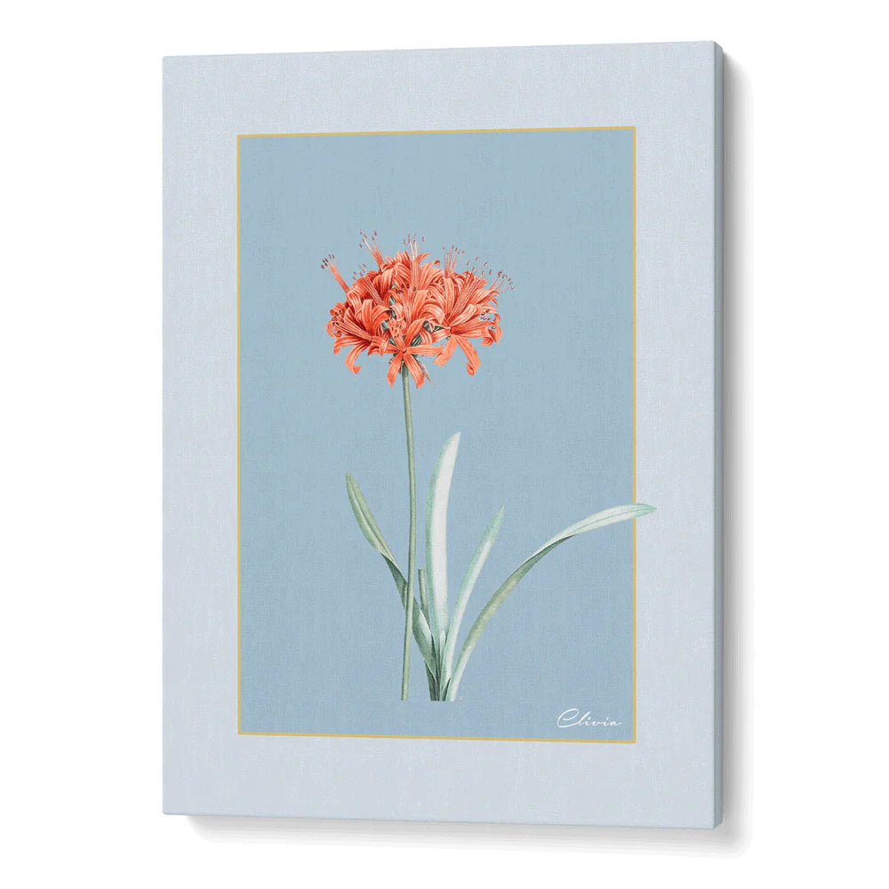 Powder Blue Botanical Set of 3