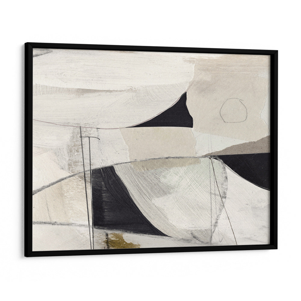 Wabi Linea – Modern Abstract Canvas Painting  (Horizontal) - XS / Matte Paper / Rolled Art - Nook At You