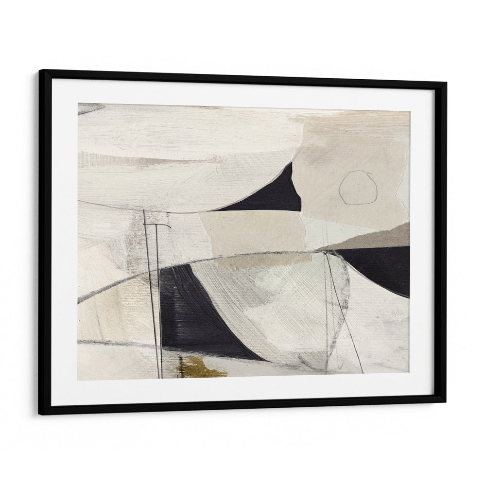 Wabi Linea – Modern Abstract Canvas Painting  (Horizontal) - XS / Matte Paper / Rolled Art - Nook At You