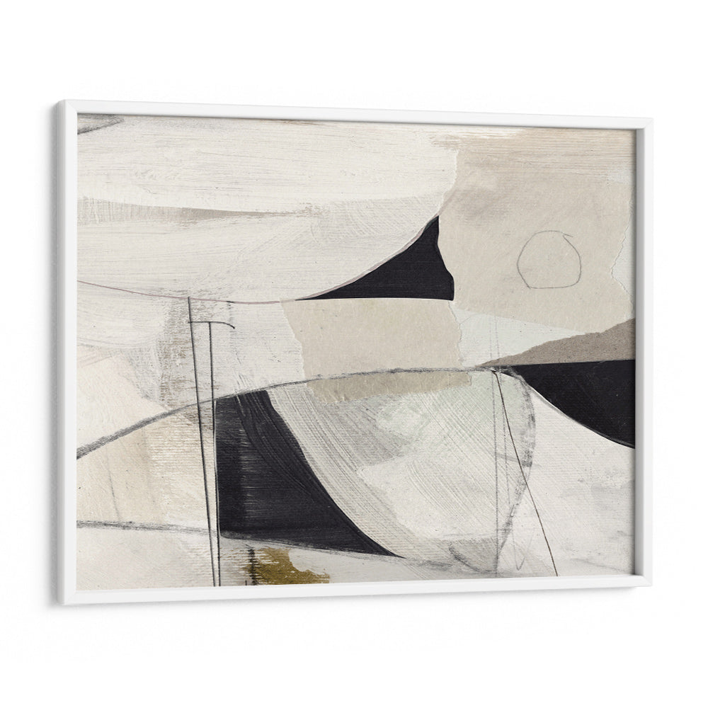 Wabi Linea – Modern Abstract Canvas Painting  (Horizontal) - XS / Matte Paper / Rolled Art - Nook At You