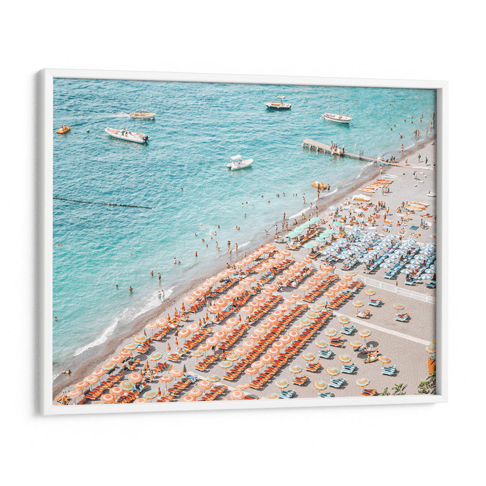Positano Beach Landscape Wall Art (Horizontal) - XS / Matte Paper / Rolled Art - Nook At You