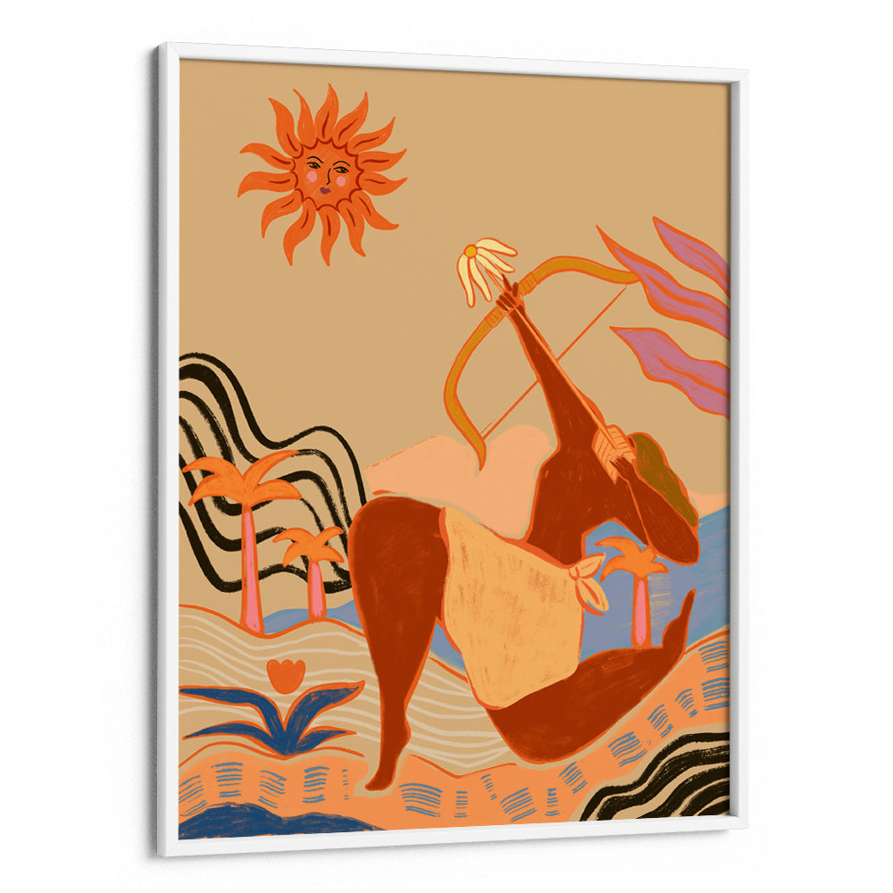 Sunlit Archer_s Dance Canvas Painting - XS / Matte Paper / Rolled Art - Nook At You