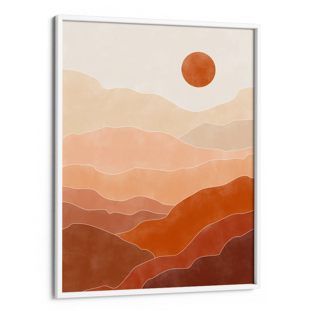 Desert Sun Rise Boho Art Painting - XS / Matte Paper / Rolled Art - Nook At You