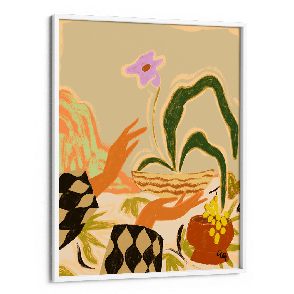 Serene Offering Boho Art - 5XL / Canvas / Rolled Art - Nook At You