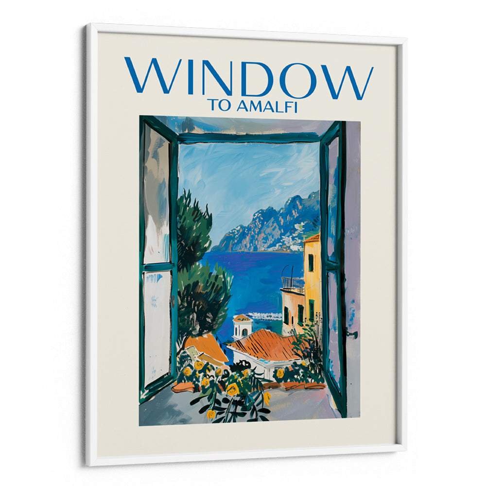 Window to Amalfi Art Print - XS / Matte Paper / Rolled Art - Nook At You