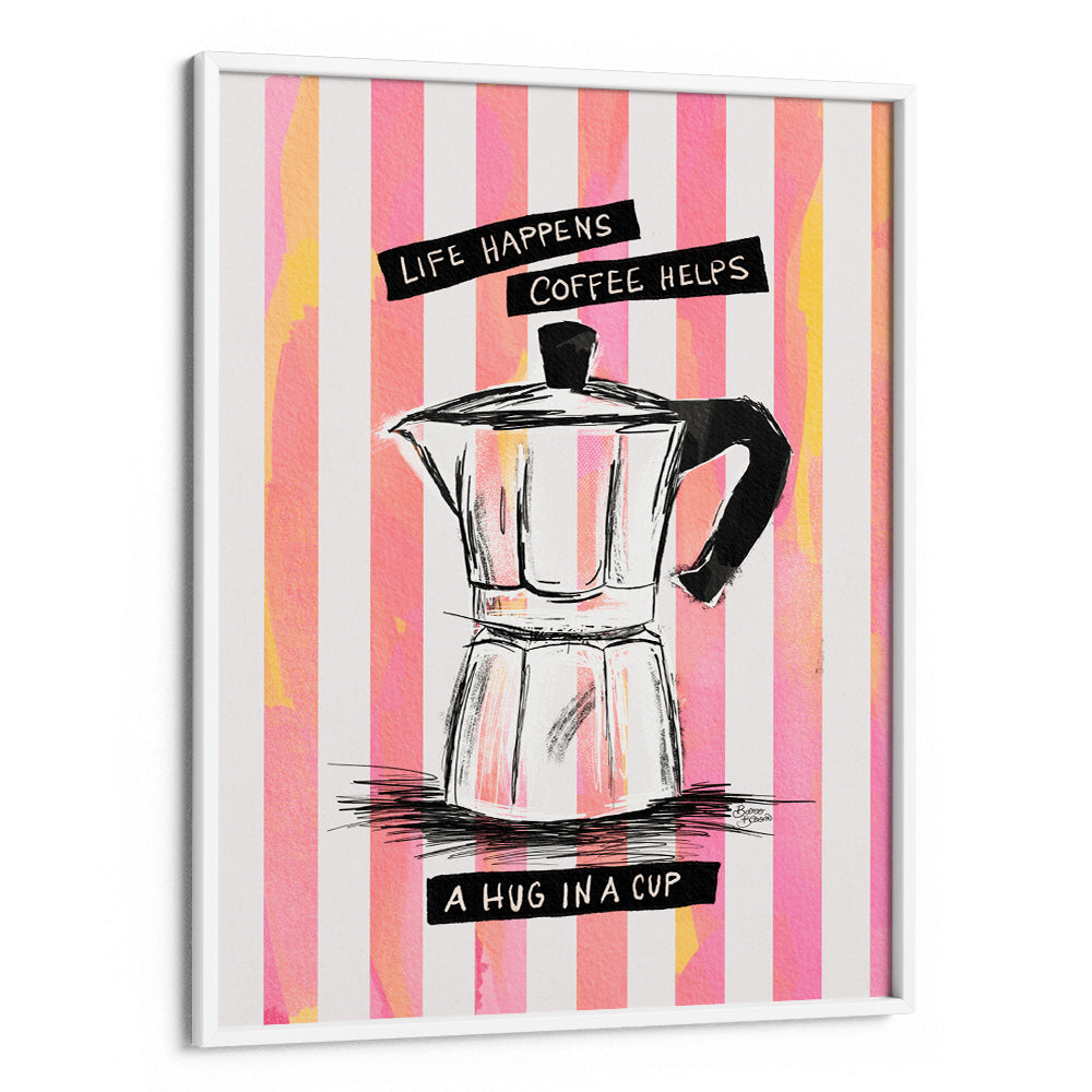 Hug in a Cup Canvas Print - XS / Matte Paper / Rolled Art - Nook At You