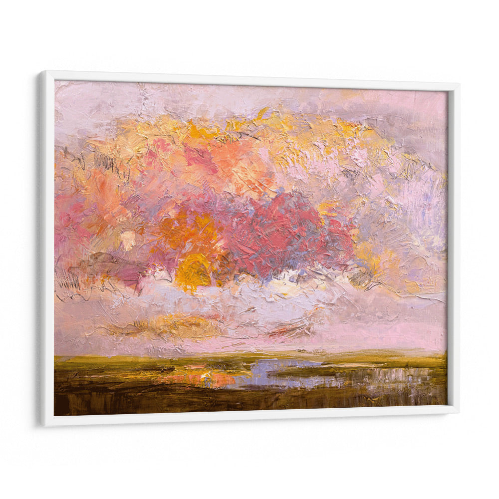 Vibrant Pink Horizon Canvas Print - XS / Matte Paper / Rolled Art - Nook At You