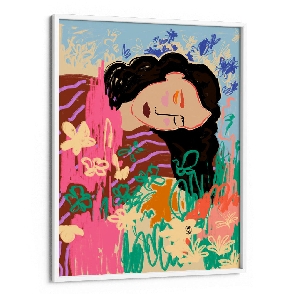 Expressive Figure Boho Art Print - XS / Matte Paper / Rolled Art - Nook At You