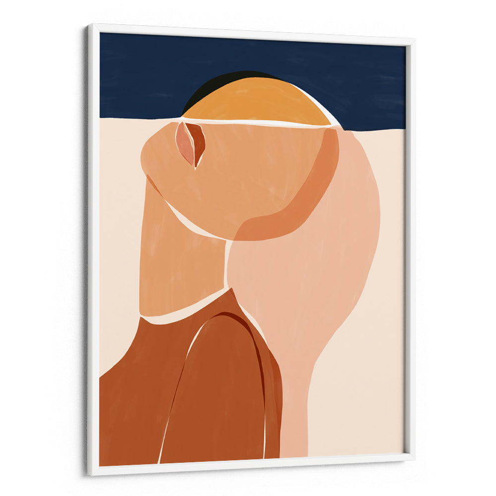 Half Face Half Sun Canvas Painting - XS / Matte Paper / Rolled Art - Nook At You