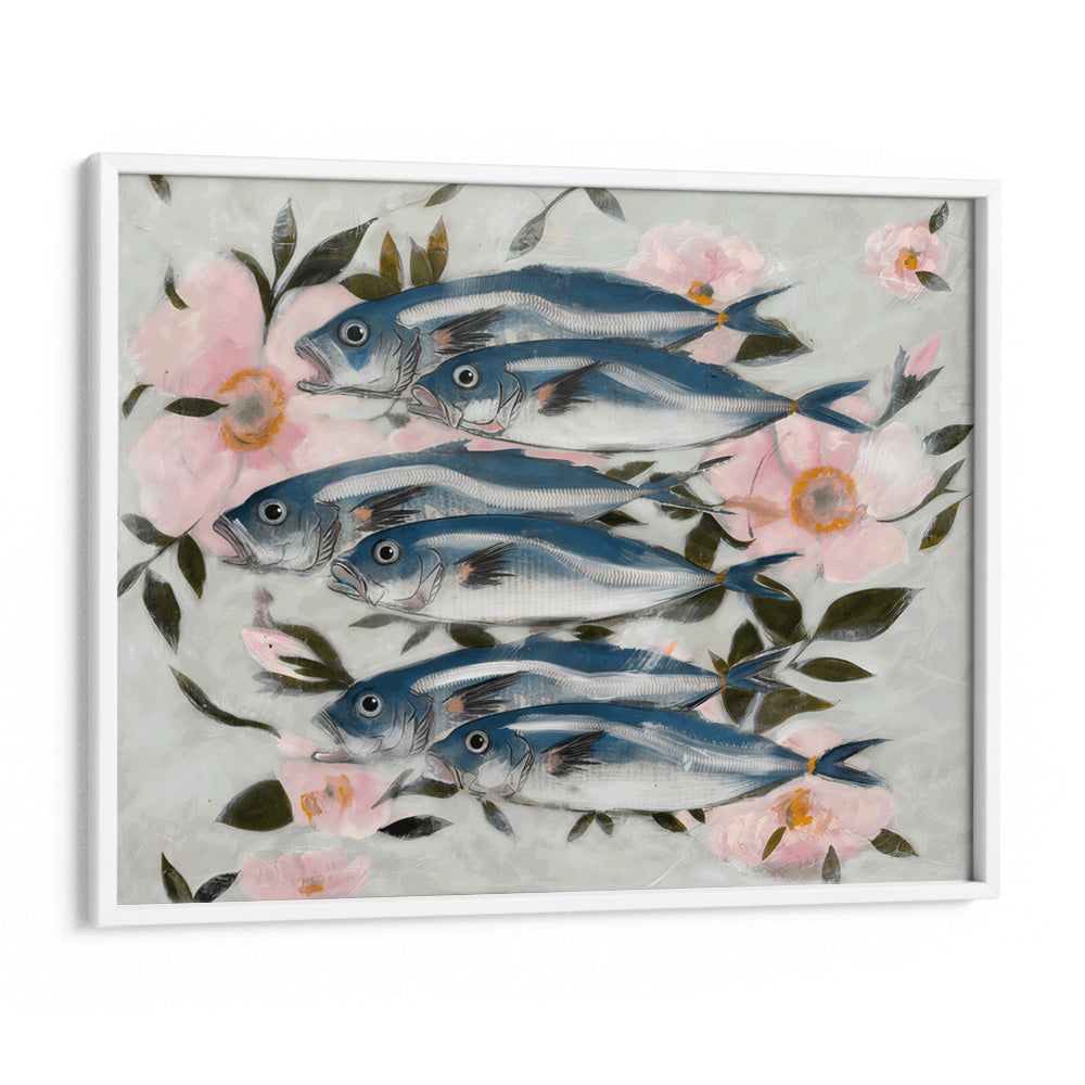 Sardines In Pink Wall Art Print - XS / Matte Paper / Rolled Art - Nook At You
