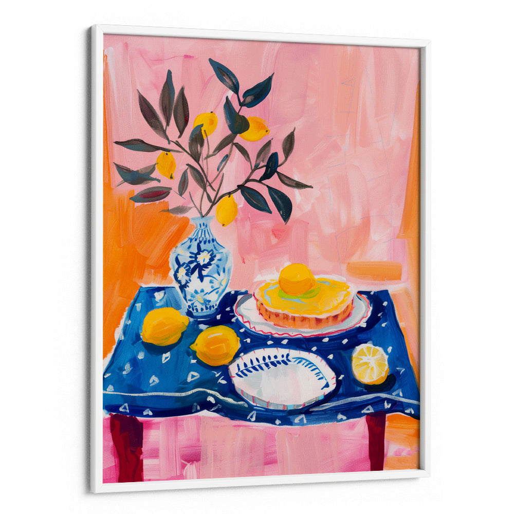 Fruit & Form Pink Canvas Painting - XS / Matte Paper / Rolled Art - Nook At You