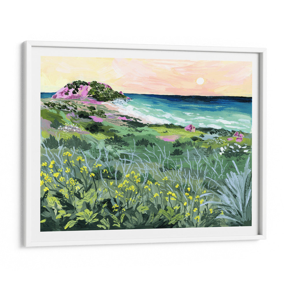 Sunset Rock Landscape Canvas Painting - 5XL / Canvas / Rolled Art - Nook At You