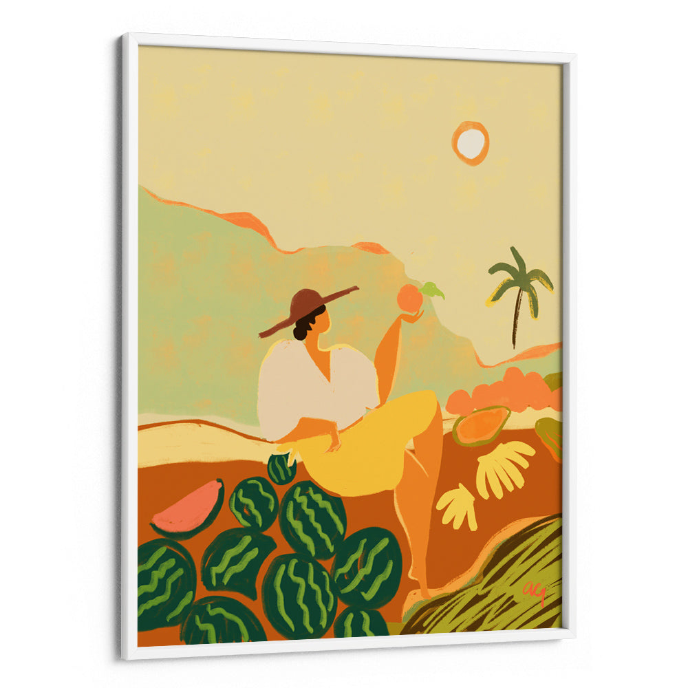 Farmer Guava Boho Art Print - XS / Matte Paper / Rolled Art - Nook At You