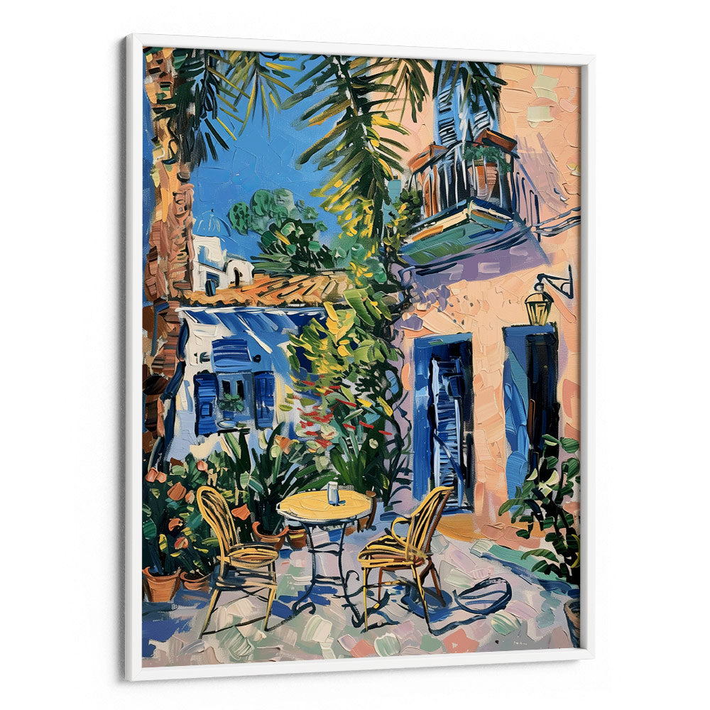 Courtyard Landscape Art Prints - XS / Matte Paper / Rolled Art - Nook At You