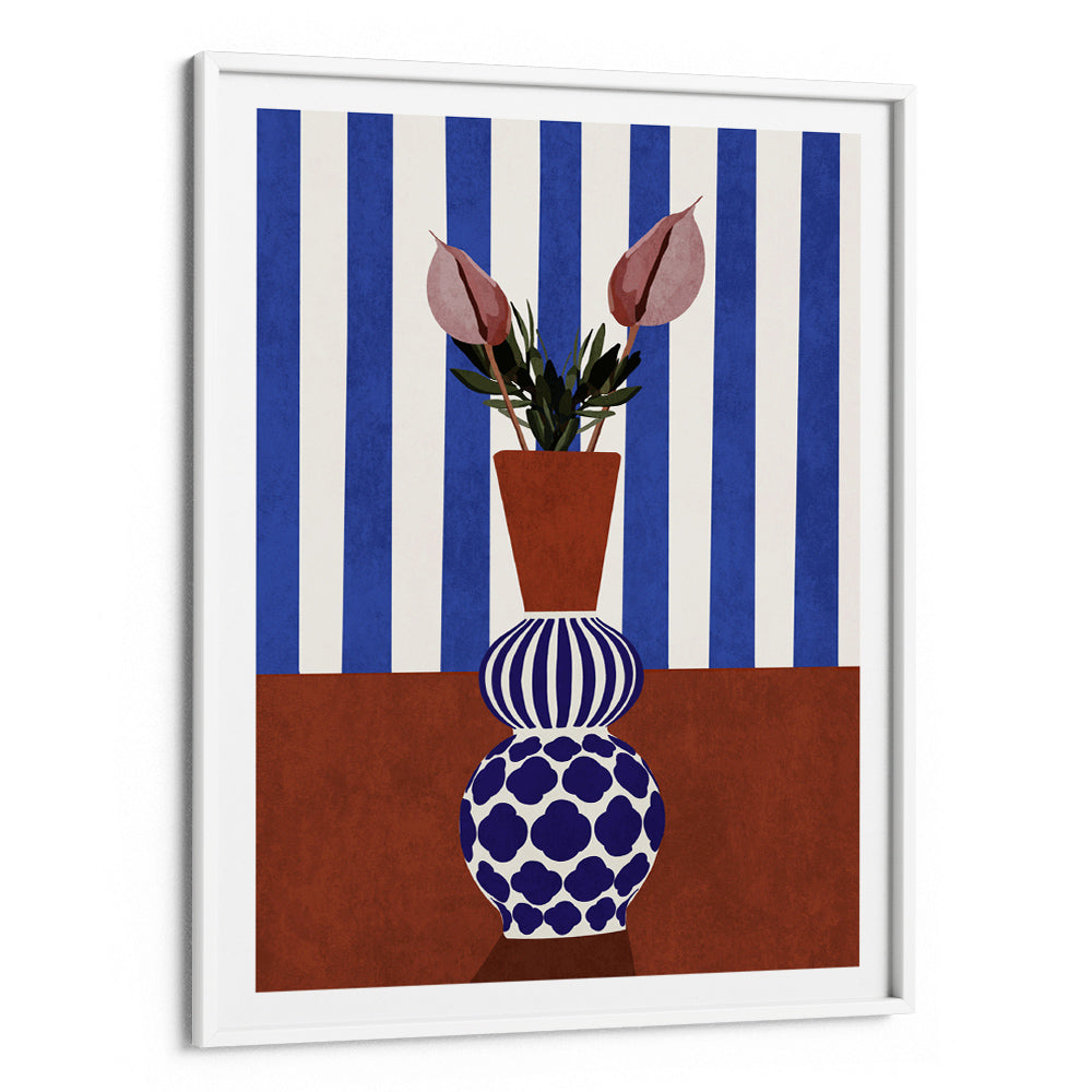 Flower Vase Botanical Art - 5XL / Canvas / Rolled Art - Nook At You