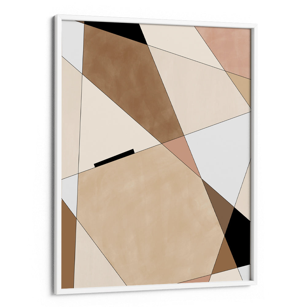 Beige Angles – Minimalist Geometric Wall Art Print - XS / Matte Paper / Rolled Art - Nook At You