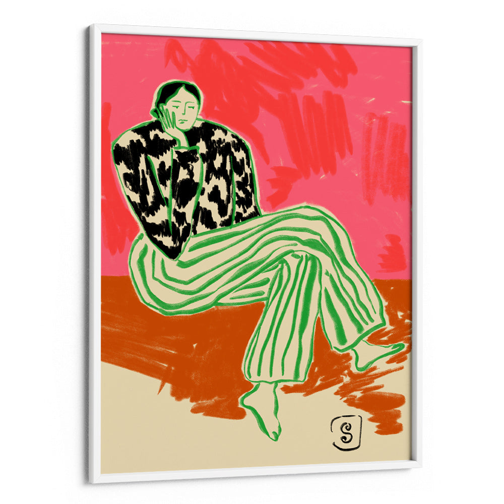 Calm Woman Bohemian Artwork - XS / Matte Paper / Rolled Art - Nook At You