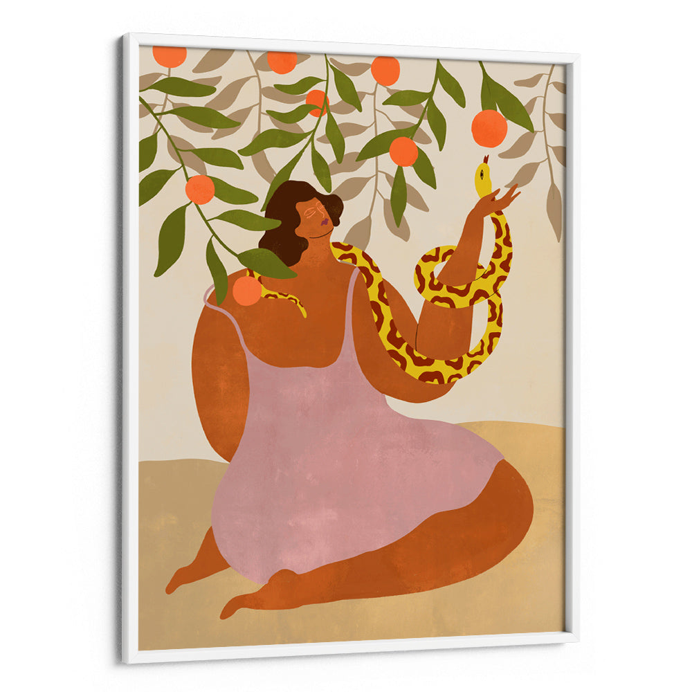 Eden's Embrace Arty Guava Art Print - XS / Matte Paper / Rolled Art - Nook At You