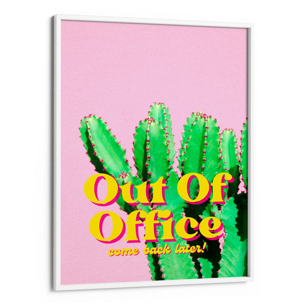 Out Of Office Quote Canvas Print - XS / Matte Paper / Rolled Art - Nook At You