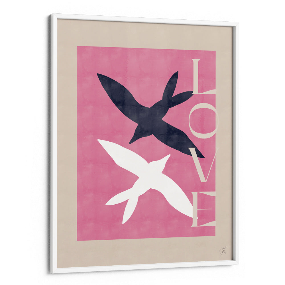 Birds in Love Art Print - XS / Matte Paper / Rolled Art - Nook At You