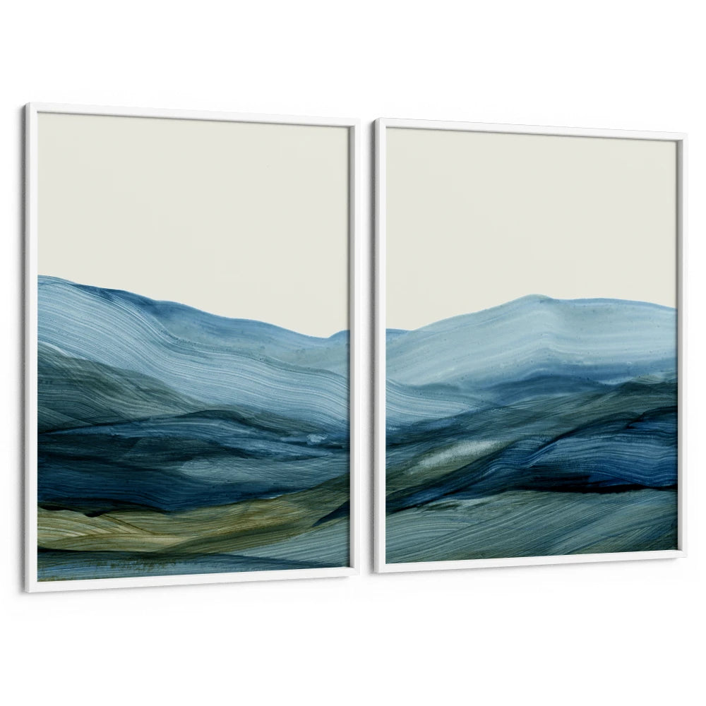 Ebb & Flow Set of 2 - XS / Matte Paper / Rolled Art - Nook At You