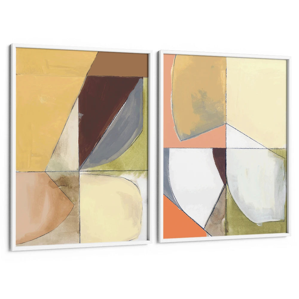 Layers in Balance Set of 2 - XS / Matte Paper / Rolled Art - Nook At You