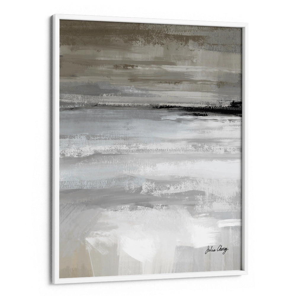 Winter Shore Abstract Painting - XS / Matte Paper / Rolled Art - Nook At You