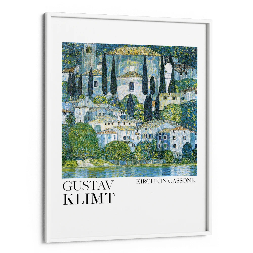 Gustav Klimt  - Kirche In Cassone (1913) Exhibition Poster for Living Room - XS / Matte Paper / Rolled Art - Nook At You