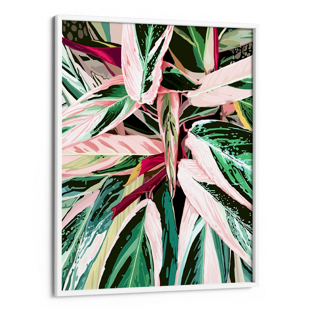 Tropical Variegated Houseplant Botanical Wall Art Poster - XS / Matte Paper / Rolled Art - Nook At You