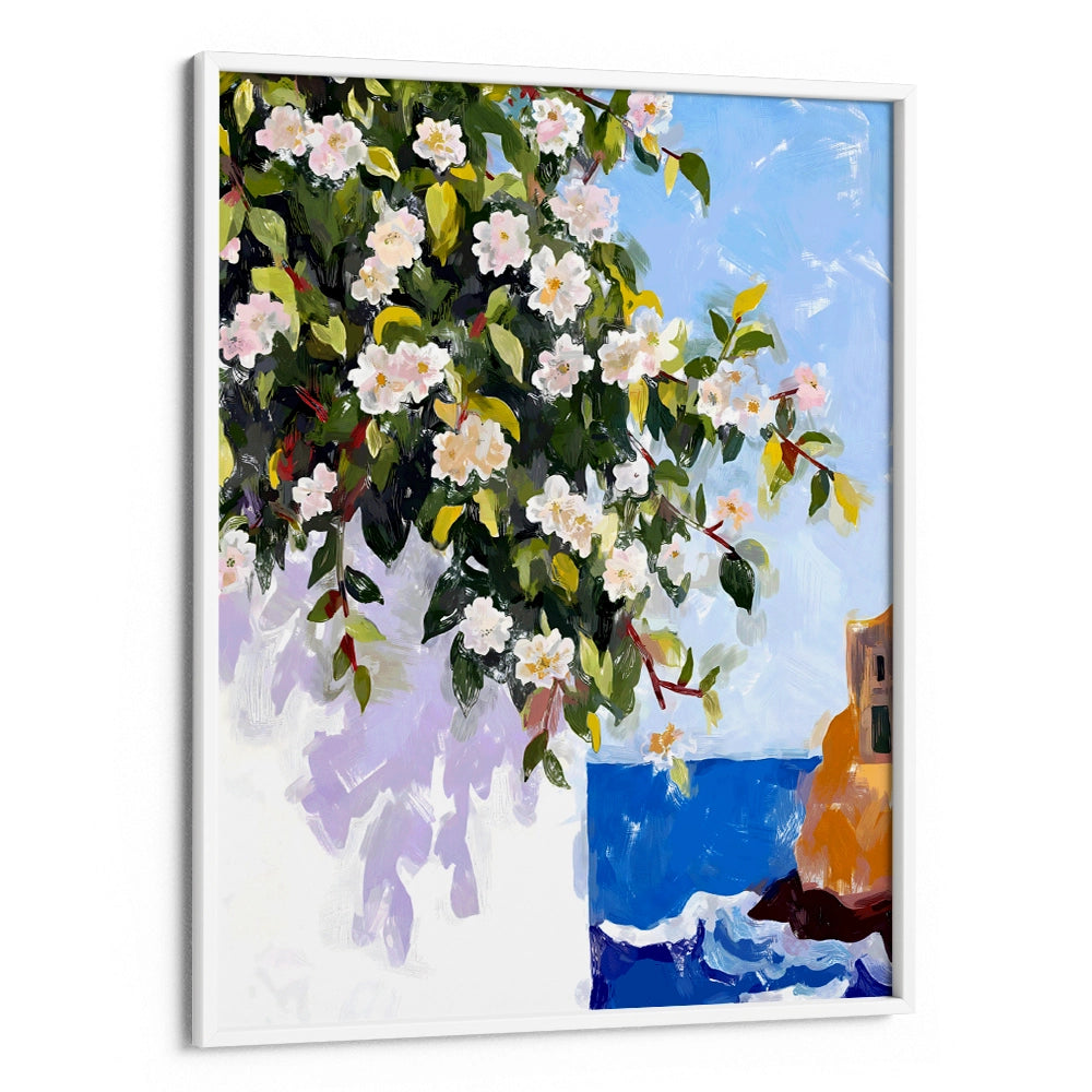 Where The Blossoms Meet The Sea Botanical Art Prints - XS / Matte Paper / Rolled Art - Nook At You